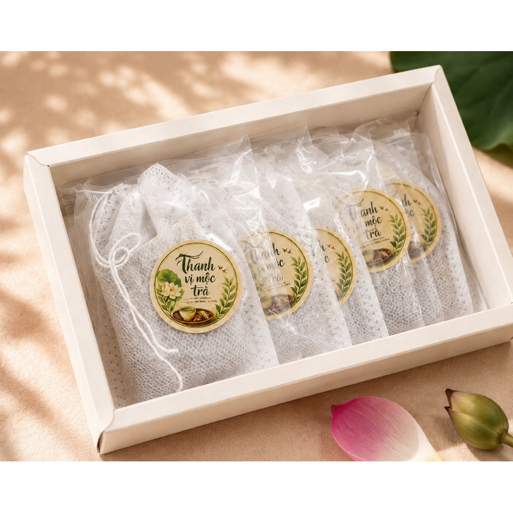 THANH VỊ MỘC TRÀ- Trà thảo mộc thanh nhiệt, hỗ trợ tiêu hóa, giảm đầy bụng