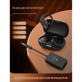 Tai Nghe Bluetooth Không Dây Chuyên Livestream Monitor Âm Thanh In Ear Móc Tai Dùng Cho Sound Card Và Biểu Diễn