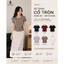Áo Thun nữ Basic Cổ Tròn Nhún Eo Bi.posilá chất vải thun cotton borip lạnh mềm mịn mát mẻ