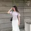 Áo Thun nữ Basic Cổ Tròn Nhún Eo Bi.posilá chất vải thun cotton borip lạnh mềm mịn mát mẻ