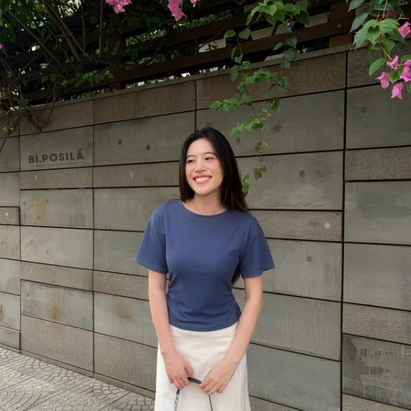 [A29-MẪU MỚI MÙA HÈ ] Áo Thun nữ Basic Cổ Tròn Nhún Eo Bi.posilá chất vải thun cotton borip lạnh mềm mịn mát mẻ