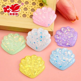[ĐỘC QUYỀN] Set Charm Vỏ Sò Đại Dương Pastel Size Bự Lấp Lánh Resin DIY Gắn Dép Cute Mermaid 🌊🐚