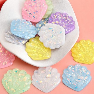[ĐỘC QUYỀN] Set Charm Vỏ Sò Đại Dương Pastel Size Bự Lấp Lánh Resin DIY Gắn Dép Cute Mermaid 🌊🐚