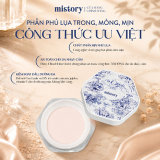 [Y395] Phấn Phủ Bột MISTORY - mỏng, mịn, hạn chế mốc nền, kiểm soát dầu 8H Mistory 9g