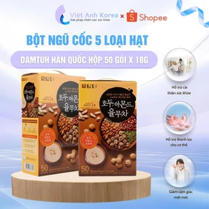 Bột ngũ cốc Hàn Quốc Damtuh 5 loại hạt 50 gói 900g dinh dưỡng lợi sữa cho mẹ bầu