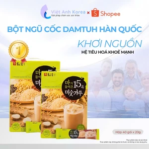 Ngũ cốc 15 loại hạt Damtuh Hàn Quốc 800g gói dinh dưỡng cho bữa sáng tiện lợi nhanh gọn