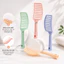 Lược Chải Tóc Gỡ Rối Bán Nguyệt Cao Cấp – Lược Massage Da Đầu, Tạo Phồng Khi Sấy, Giảm Rụng Tóc
