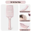 Lược Gỡ Rối Tóc – Lược Bán Nguyệt Tạo Kiểu, Chống Rối Rụng, Massage Da Đầu, Phù Hợp Mọi Loại Tóc