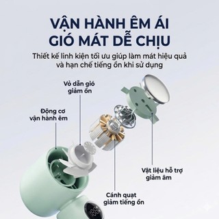 Quạt Mini Tích Điện S026 Bản Mới 2026 – Gió Mạnh Làm Mát Nhanh, Pin Siêu Trâu 4000mAh