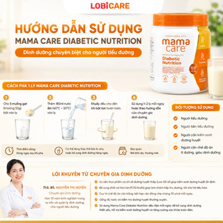 Sữa Tiểu Đường MamaCare , Kiểm Soát Lượng Đường Huyết Giảm Nguy Cơ Biến Chứng Đái Tháo Đường