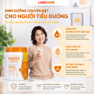 Sữa Tiểu Đường MamaCare , Kiểm Soát Lượng Đường Huyết Giảm Nguy Cơ Biến Chứng Đái Tháo Đường