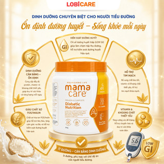 Sữa Tiểu Đường MamaCare , Kiểm Soát Lượng Đường Huyết Giảm Nguy Cơ Biến Chứng Đái Tháo Đường