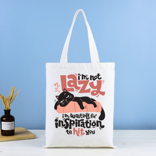 Túi Vải Canvas  Gấu Lớn Túi Tote Đi Học Dạo Phố Dễ Thương MEILI STORE