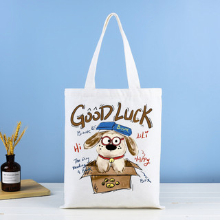Túi Vải Canvas  Gấu Lớn Túi Tote Đi Học Dạo Phố Dễ Thương MEILI STORE