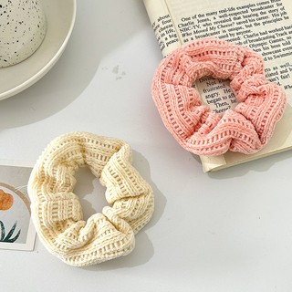 Dây Buộc Tóc Scrunchies Len Nhiều Màu Chồi accessories Phong Cách Hàn Quốc Cho Bạn Gái K429