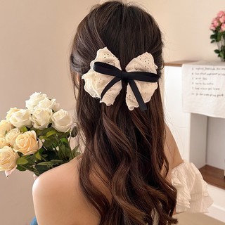 Kẹp tóc nơ ren tiểu thư nhẹ nhàng phong cách hàn quốc Y055