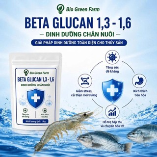 1kg Beta Glucan 1,3 - 1,6 Dinh Dưỡng Bổ Sung Chăn Nuôi Tăng Sức Đề Kháng Kích Thích Tiêu Hóa