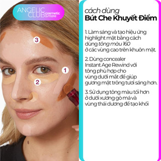 Bút Che Khuyết Điểm, Kem Che Khuyết Điểm Đa Năng Instant Age Rewind Eraser Multi-use Concealer Maybelline 6ml.