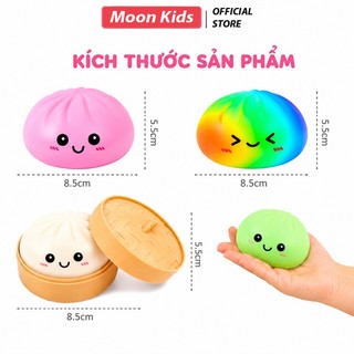Đồ Chơi Cầu Vồng Lấp Lánh Bánh Bao Slime Di Động Giảm Căng Thẳng, Đồ Chơi Quà Tặng