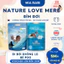 Bỉm Bơi Nature Love Mere, Penelope cao cấp cho bé nội địa Hàn đẩy đủ size L, XL