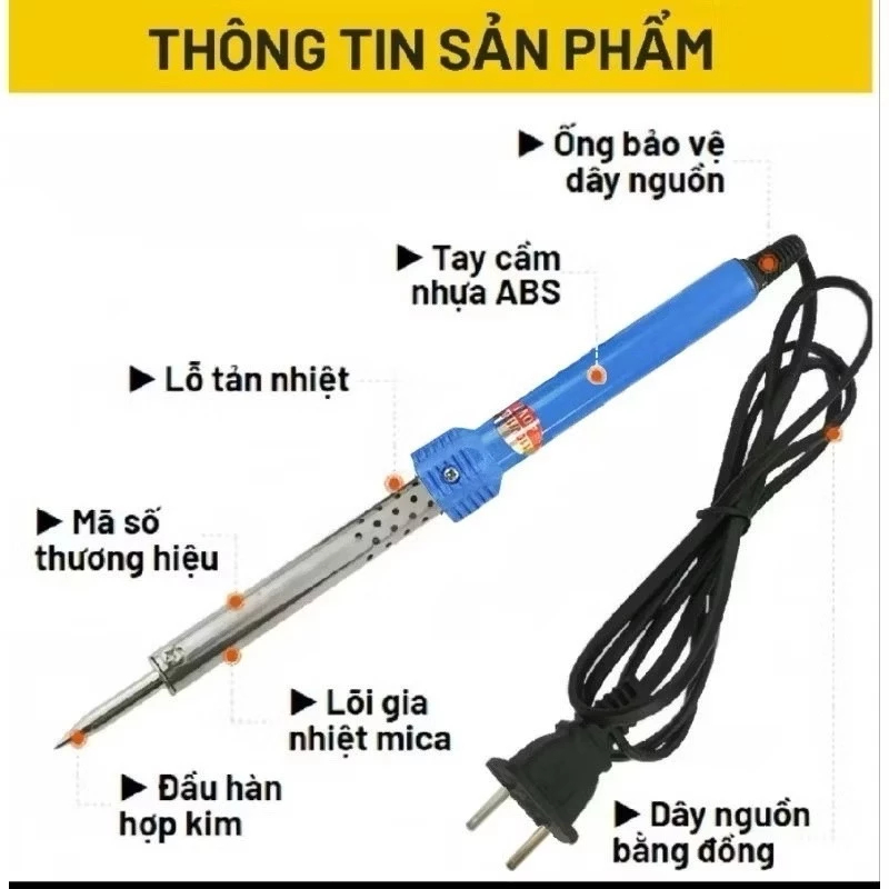 Bộ Dao Cắt Điện Mini Cầm Tay 60W – Dao Nhiệt Cắt Xốp, Foam EVA, Carton, Mút Xốp, Dụng Cụ DIY Đa Năng Kèm 5 Lưỡi