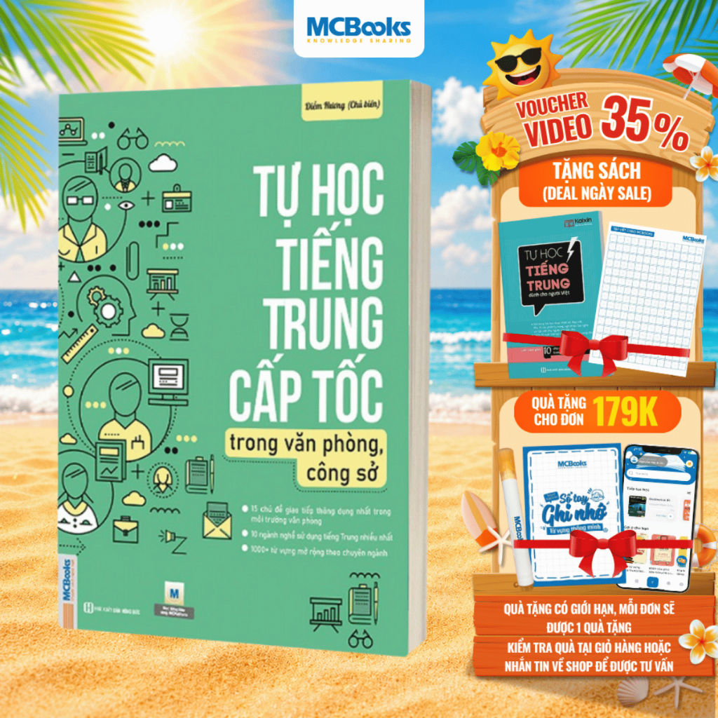 Sách - Tự Học Tiếng Trung Cấp Tốc Trong Văn Phòng, Công Sở
