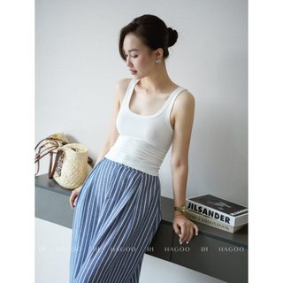 Chân váy nữ thiết kế ly súp đáp gấu HAGOO phong cách thanh lịch trẻ trung [CV9077]