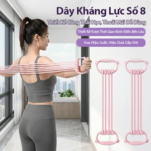 Dây Kháng Lực Số 8 Nhỏ Gọn Nhẹ Không Tốn Diện Tích - Tay Cầm Thoải Mái, Không Gây Áp Lực Lên Tay