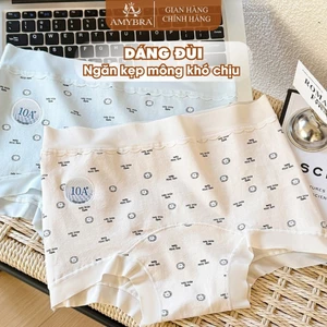 Quần Lót Nữ AMYBRA Dáng Đùi Cotton Viền Su, Quần Chip Đáy May Kháng Khuẩn Thoáng Khí L6005