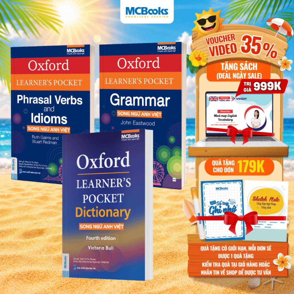 Sách - Combo 3 cuốn Oxford Learner's Pocket - Song ngữ Anh Việt