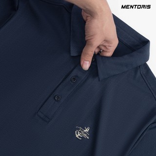 Áo Polo Nam MENTORIS Cao Cấp, Vải Dệt Texture Chìm, Form Suông Nhẹ, Phong Cách Lịch Lãm MPL2603