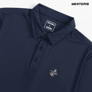 Áo Polo Nam MENTORIS Cao Cấp, Vải Dệt Texture Chìm, Form Suông Nhẹ, Phong Cách Lịch Lãm MPL2603