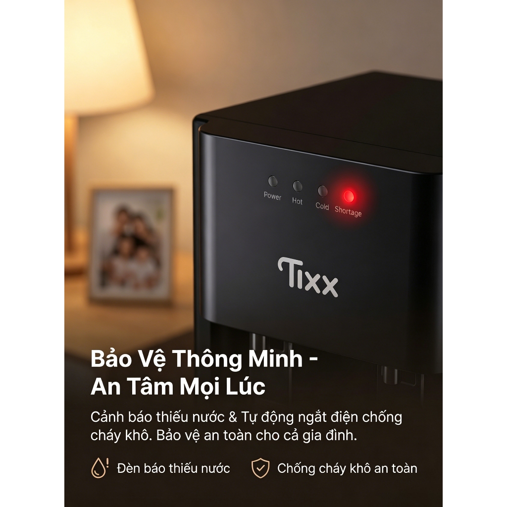 TIXX Cây nước nóng lạnh 500W Máy nước nóng lạnh Tiết kiệm điện
