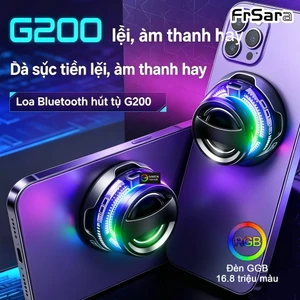 Loa Bluetooth từ tính, Loa G200 di động đa chức năng với đèn nhiều màu RGB Hiển thị hiệu ứng âm thanh vòm 3D , trò chơi