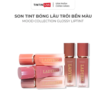 [LADYBIZ] Son Tint Bóng lâu trôi bền màu City Girl Mood Glossy Lip Tint 1.8g (5 màu sắc)