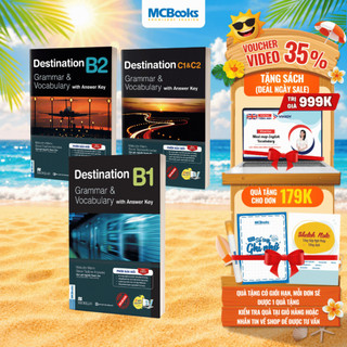 Sách - Trọn Bộ Giáo Trình Destination Grammar & Vocabulary B1, B2, C1&C2 phân loại Lẻ/combo PB 2025