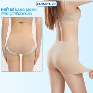 Quần mặc váy bảo hộ chất su chống lộ co giãn thoáng mát, Quần đùi mặc váy không lộ viền ôm sát body ZANABRA V6897
