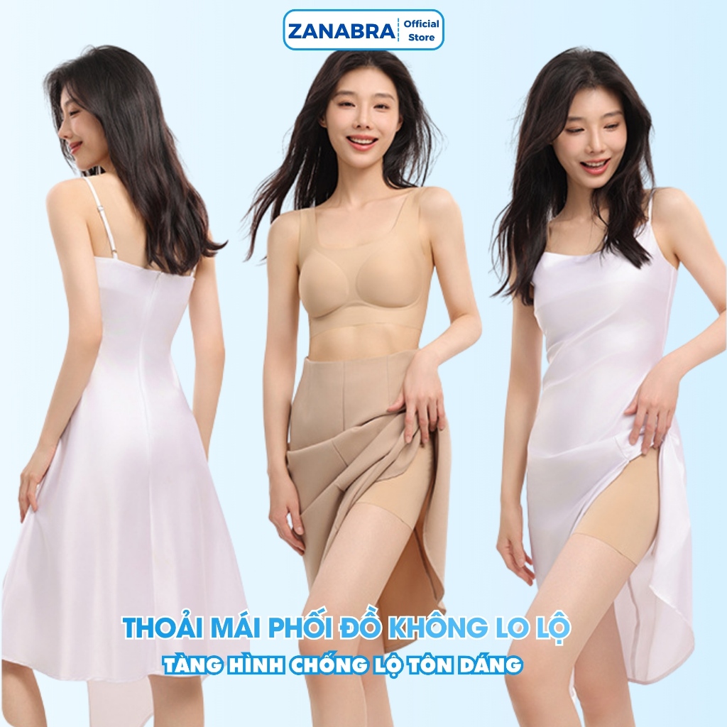 [HÀNG MỚI VỀ] Quần mặc trong váy đúc su không lộ viền, quần bảo hộ nữ đáy kháng khuẩn ZANABRA V6897