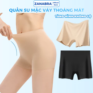 Quần mặc trong váy đúc su không lộ viền, quần bảo hộ nữ đáy kháng khuẩn ZANABRA V6897