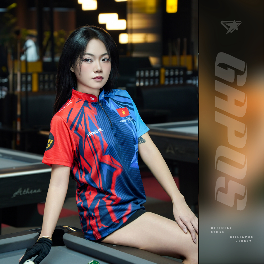 Áo Thun Thể Thao Unisex Áo Đấu Chuyên Nghiệp Vải Polygol Thoáng Khí Màu Đỏ Xanh Mã BI027 | BigBuy360 - bigbuy360.vn