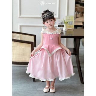 [QUÀ TẶNG 1/6] Đầm hoá trang công chúa Aurora/DISNEY bé gái 2-8 tuổi mặc sinh nhật, dự tiệc, chụp ảnh HUMY NGO [213]