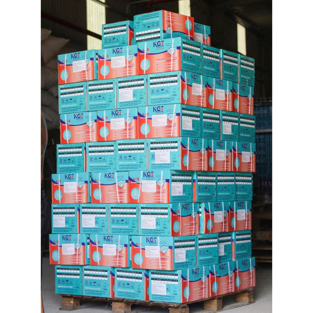 Keo Chà Ron Gạch Ngoài Trời KGT Kanggutai Epoxy (A+B) 400ml - Chống Thấm, Chống Ố Vàng, Chống Tia UV, Bền Màu Ngoài Trời