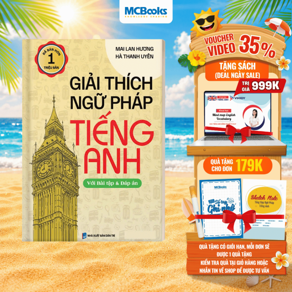 Sách - Giải Thích Ngữ Pháp Tiếng Anh Mai Lan Hương (Tái bản 2024)