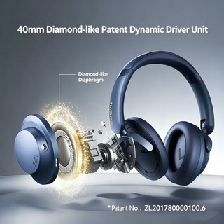 Tai nghe Bluetooth đeo đầu 1MORE HQ51 SonoFlow Pro Hi-Res ANC 12BH Hàng mới chính hãng