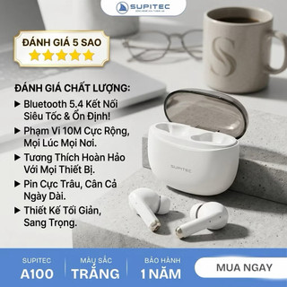 Tai nghe không dây Bluetooth SUPITEC A100