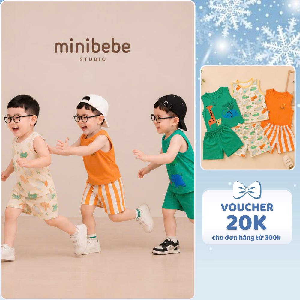[À ƠI SHOP] D63- set 3 bộ ba lỗ động vật nhiều màu- a100.381