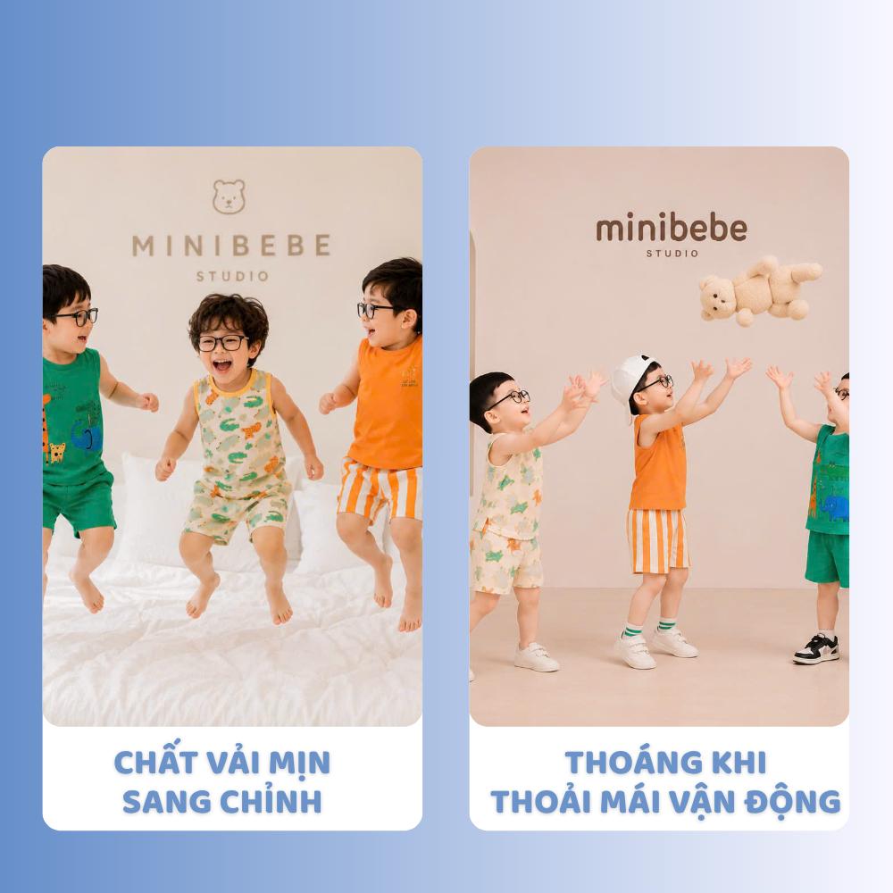 [À ƠI SHOP] D63- set 3 bộ ba lỗ động vật nhiều màu- a100.381