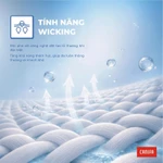 Áo khoác chống nắng nữ dáng dài có mũ xẻ tà thắt eo chống 97% tia UV CANIFA PS 6OT26S004 — ảnh 3