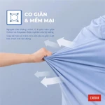 Áo khoác chống nắng nữ dáng dài có mũ xẻ tà thắt eo chống 97% tia UV CANIFA PS 6OT26S004 — ảnh 4