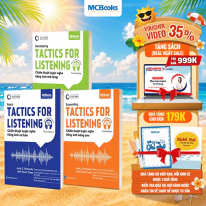 Sách - Combo Tactics For Listening – Chiến Thuật Luyện Nghe Tiếng Anh